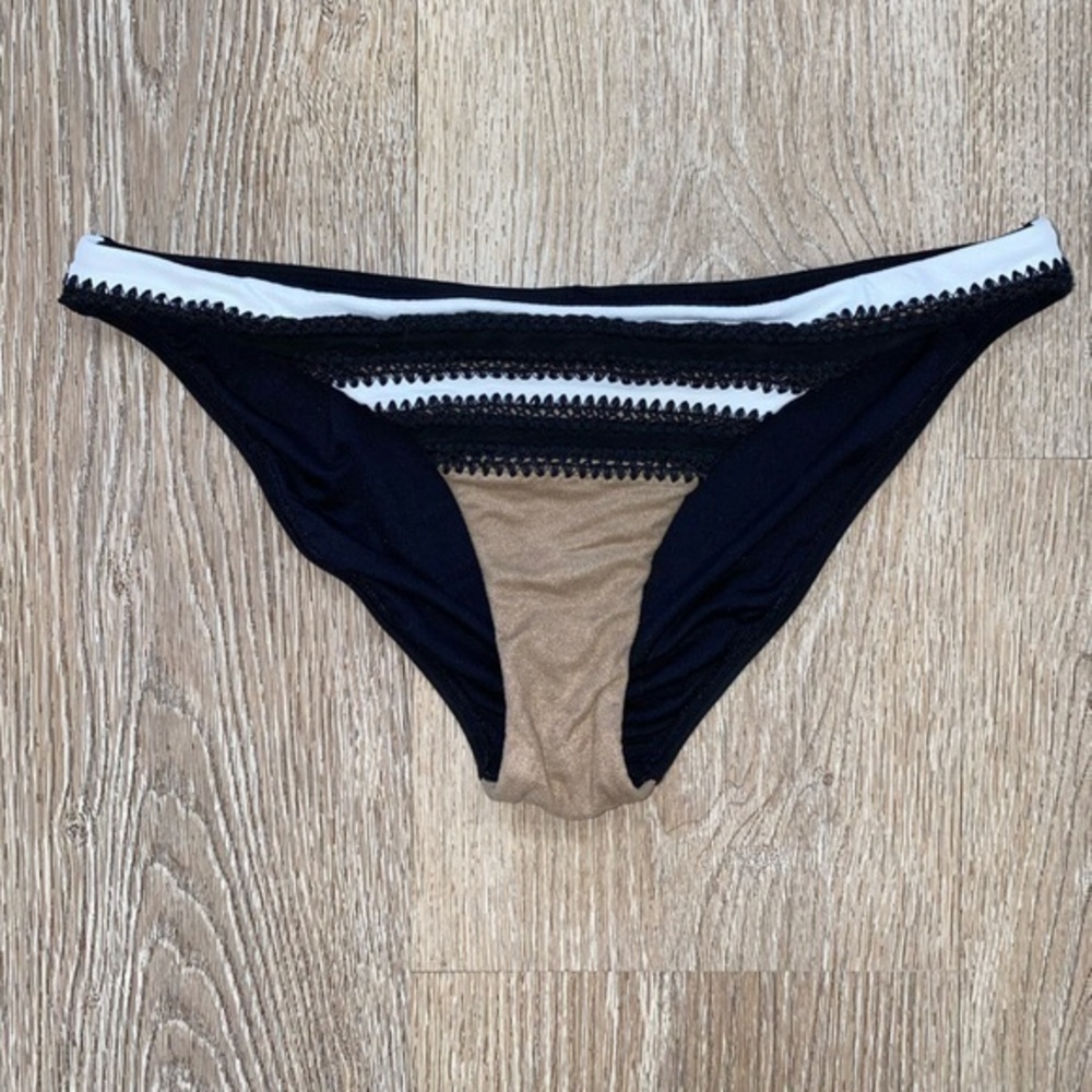 PilyQ black bikini bottoms
